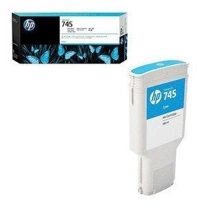 CARTUCHO INKJET HP F9K03A Nº745 DESIGNJET Z2600/5600 CIAN 300 ML