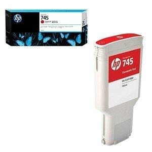 CARTUCHO INKJET HP F9K06A Nº745 DESIGNJET Z2600/5600 ROJO 300 ML