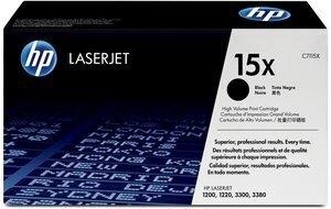 TONER HP Nº 15X C7115X LASERJET 1000/1200/1220/3380 NEGRO 3.500 PÁG.