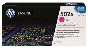 TONER HP Nº 502A Q6473A LASERJER COLOR 3600 MAGENTA 4.000 PÁG.