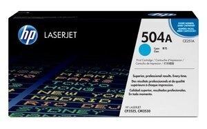 TONER HP Nº 504A CE251A LASERJET CP3525  CIAN 7.000 PÁG.