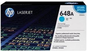 TONER HP Nº 648A CE261A LASERJET CP-4025/4525/4525DN CIAN 11.000 PÁG.