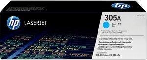 TONER HP Nº 305A CE411A LASERJET COLOR PRO 300/400, M351/451/375/475 CIAN 2.600 PÁG.