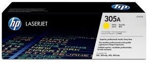 TONER HP Nº 305A CE412A LASERJET COLOR PRO 300/400, M351/451/375/475 AMARILLO 2.600 PÁG.