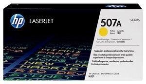 TONER HP Nº 507A CE402A LASERJET ENTERPRISE M551N/M575N AMARILLO 6.000 PÁG.