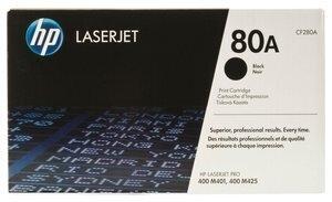 TONER HP Nº 80A CF280A LASERJET PRO 400 / M401 / M425 NEGRO 2.700 PÁG.