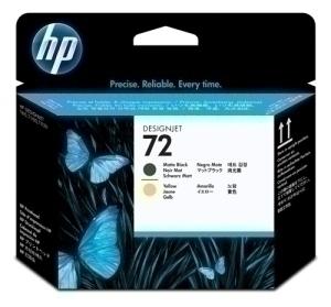 CABEZAL HP C9384A Nº72 NEGRO MATE Y AMARILLO /C9384A