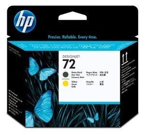 CABEZAL HP C9384A Nº72 NEGRO MATE Y AMARILLO