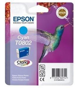 CARTUCHO INKJET EPSON T080240 STYLUS PHOTO R265/285/360 RX560/585/685 CIAN