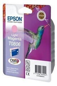 CARTUCHO INKJET EPSON T080640 STYLUS PHOTO R265/285/360 RX560/585/685 MAGENTA CLARO