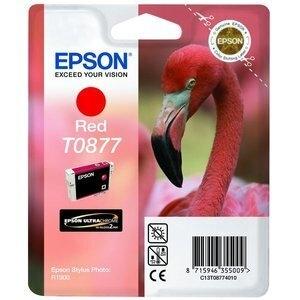 CARTUCHO INKJET EPSON T087740 STYLUS PHOTO R1900 ROJO