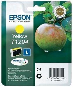 CARTUCHO INKJET EPSON T129440 STYLUS SX420W/425W/525WD/620FW  STYLUS OFFICE BX305/320FW/525WD/625FWD AMARILLO