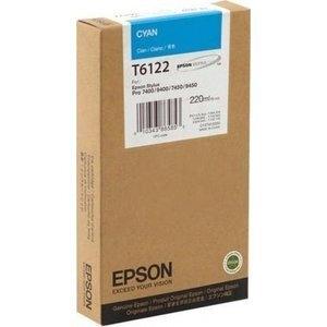 CARTUCHO INKJET EPSON  T612200 STYLUS PRO 7450/9450/7400/9400/7880/9880/7800/9800 220ML CIAN