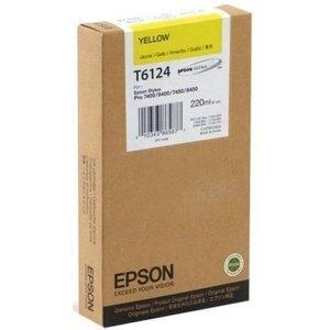 CARTUCHO INKJET EPSON  T612400 STYLUS PRO 7450/9450/7400/9400/7880/9880/7800/9800 AMARILLO 220ML