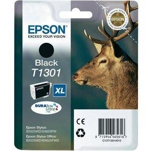 CARTUCHO INKJET EPSON T130140 STYLUS SX525WD/620FW, STYLUS OFFICE BX525WD/625FWD/925FWD, STYLUS OFFICE B42WD NEGRO
