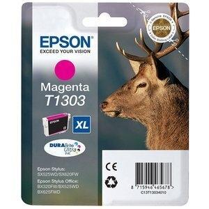CARTUCHO INKJET EPSON T130340 STYLUS SX525WD/620FW, STYLUS OFFICE BX525WD/625FWD/925FWD, STYLUS OFFICE B42WD MAGENTA