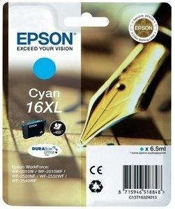 CARTUCHO INKJET EPSON T163240 Nº16XL WF-2010W/2510WF/2520NF/2530WF/2540WF CIAN 6,5 ml