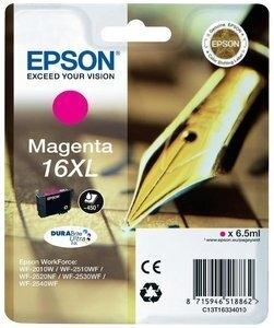 CARTUCHO INKJET EPSON T163340 Nº16XL WF-2010W/2510WF/2520NF/2530WF/2540WF MAGENTA 6,5 ml