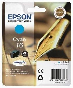 CARTUCHO INKJET EPSON T162240 Nº16 WF-2010W/2510WF/2520NF/2530WF/2540WF CIAN 3,1 ml