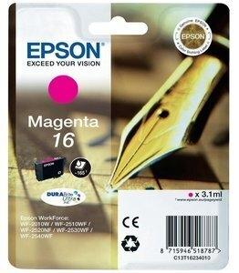 CARTUCHO INKJET EPSON T162340 Nº16 WF-2010W/2510WF/2520NF/2530WF/2540WF MAGENTA 3,1 ml
