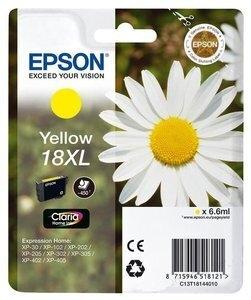 CARTUCHO INKJET EPSON T181440 18XL EXPRESSION HOME XP-102/205/305/405 AMARILLO 6,6 ml