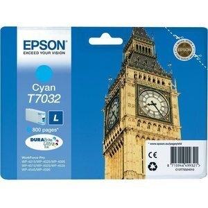 CARTUCHO INKJET EPSON T703240 WORKFORCE PRO WP-4000 / 4500 / 4545DTWF / 4525DNF / 4015DN  CIAN (800 PAGINAS)