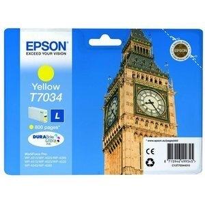CARTUCHO INKJET EPSON T703440 WORKFORCE PRO WP-4000/4500/4545DTWF/4525DNF AMARILLO (800 PAGINAS)