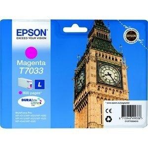 CARTUCHO INKJET EPSON T703340 WORKFORCE PRO WP- 4000/4500/4545DTWF/4525DNF/4015DN/4015DN MAGENTA (800 PAGINAS)