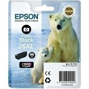 CARTUCHO EPSON T263140 Nº26XL PHOTO NEGRO /T263140