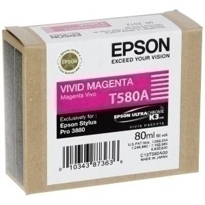 CARTUCHO EPSON T580A00 MAGENTA VIVO /T580A00