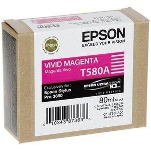 CARTUCHO INKJET EPSON T580A00 STYLUS PRO 3800/3880 MAGENTA VIVO 80ML