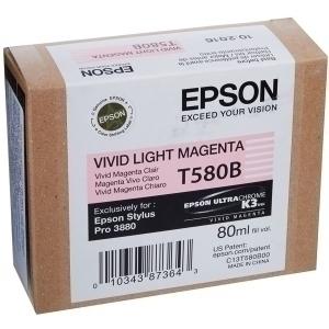 CARTUCHO EPSON T580B00 MAGENTA VIVO CLARO /T580B00