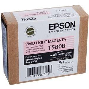 CARTUCHO INKJET EPSON T580B00 STYLUS PRO 3800/3880 MAGENTA VIVO CLARO 80ML
