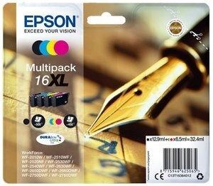 CARTUCHO INKJET EPSON T163640 Nº16XL WF-2010W/2510WF/2520NF/2530WF/2540WF MULTIPACK