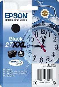 CARTUCHO INKJET EPSON T279140 Nº27XXL WORKFORCE WF-3620DWF/WF-3640DTWF/WF-7110DTW/WF-7610DWF/WF-7620DTWF NEGRO 34,1ML