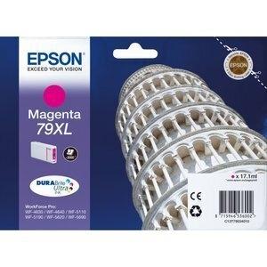 CARTUCHO INKJET EPSON T790340 Nº79XL WORKFORCE PRO WF-4630DWF/WF-4640DTWF/WF-5110DW/WF-5190DW/WF-5620DWF/WF-5690DWF MAGENTA 17,1