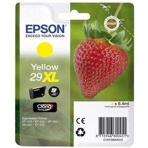 CARTUCHO INKJET EPSON T299440 Nº29XL EXPRESSION HOME XP-235/332/335/432/435 AMARILLO 450 PÁG.
