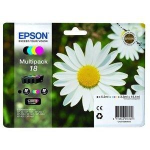 CARTUCHO INKJET EPSON T180640 Nº18 EXPRESSION HOME XP102/205/305/405 MULTIPACK (T180140+240+340+440)