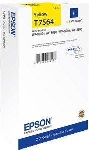 CARTUCHO INKJET EPSON T756440 WORKFORCE PRO WF-8010/8090/8090 D3TWC/8510/8590/8590 D3TWFC AMARILLO 14ML