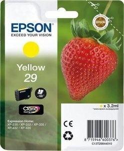 CARTUCHO INKJET EPSON T298440 Nº29 EXPRESSION HOME XP-235/XP-332/XP-335/XP-432/XP-435 AMARILLO 3.2ML
