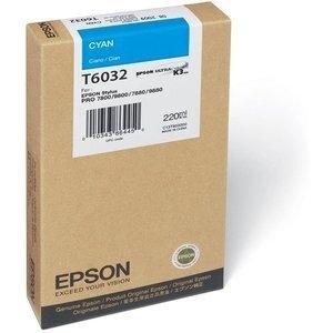 CARTUCHO INKJET EPSON T603200 STYLUS PRO 7800/7880/9800/9880 CIAN 220ML