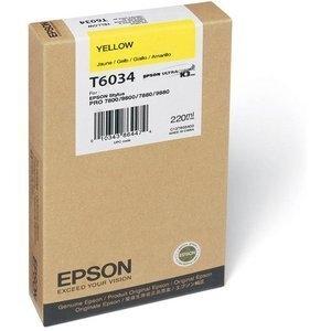 CARTUCHO INKJET EPSON T603400 STYLUS PRO 7800/7880/9800/9880 AMARILLO 220ML