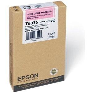 CARTUCHO INKJET EPSON T603600 STYLUS PRO 7800/7880/9800/9880 MAGENTA SUAVE 220ML