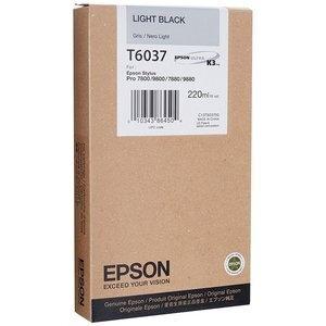 CARTUCHO INKJET EPSON T603700 STYLUS PRO 7800/7880/9800/9880 NEGRO CLARO 220ML