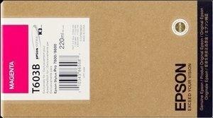 CARTUCHO INKJET EPSON T603B00 STYLUS PRO 7800/7880/9800/9880 MAGENTA 220ML