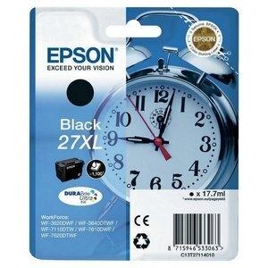 CARTUCHO INKJET EPSON T271140 Nº27XL WORKFORCE WF-3620DWF/3620DWF/3640DTWF/7110DTW/7610DWF/7620DTWF NEGRO 17,7ML