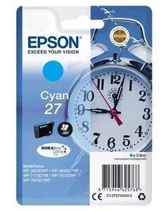 CARTUCHO INKJET EPSON T270240 Nº27 WORKFORCE WF-3620DWF/3620DWF/3640DTWF/7110DTW/7610DWF/7620DTWF CIAN 3,6ML