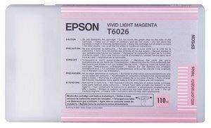 CARTUCHO INKJET EPSON T602600 STYLUS PHOTO 7880/9880 MAGENTA CLARO 110ml