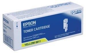 TONER EPSON S050611 ACULASER C1700/1750 CX17 AMARILLO (1.400 PÁG.)