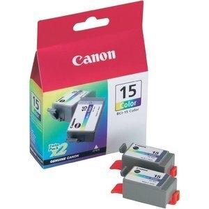 CARTUCHO INKJET CANON BCI15CL DEP.TINT.COLOR (PACK 2) I70/80 (8191A002AA)